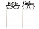 "Bride" & "Groom" photo props thumbnail
