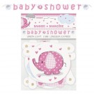 Elefant - jointed banner rosa thumbnail