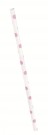 Papirsugerør polkadott 10 pk rosa thumbnail