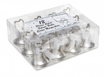 Silverbells - bordkortholdere, 12-pakning.