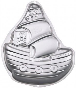 Wilton kakeform piratskip