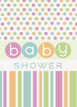 Baby - innbydelser 8 pk