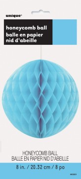 Dekorball 20 cm babyblå