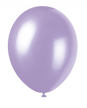 Ensfarget ballonger 8 pk lavendel