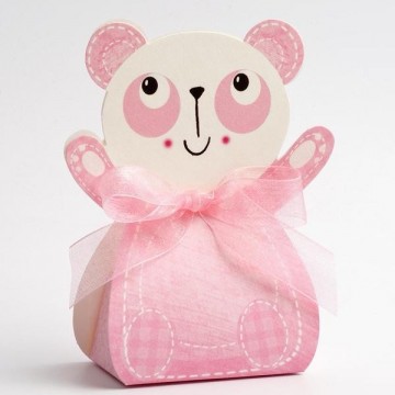 Favorbox panda 5 pk rosa 