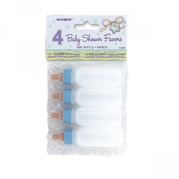 Små tåteflasker 4 pk blå