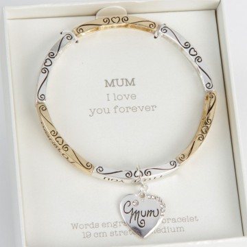 Mum, I love you forever - armbånd
