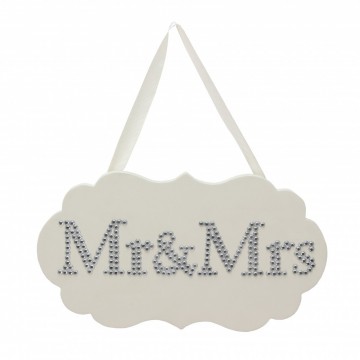 Mr & Mrs  - plakett