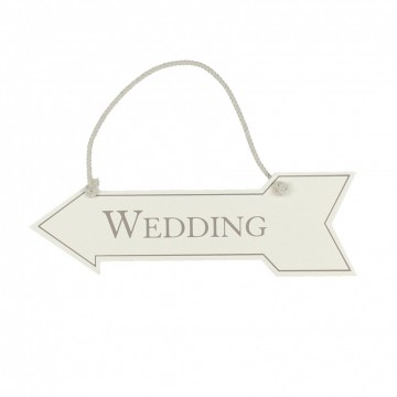 Wedding - pilformet skilt